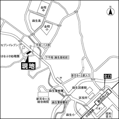 【地図】 | グランキューブ新百合ヶ丘