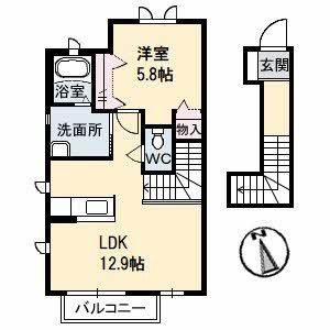 【間取り】 | シャーメゾン パンジー