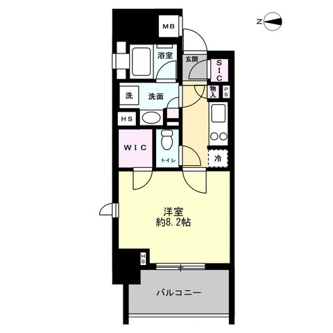 オープンレジデンシア名古屋FRONTの間取り