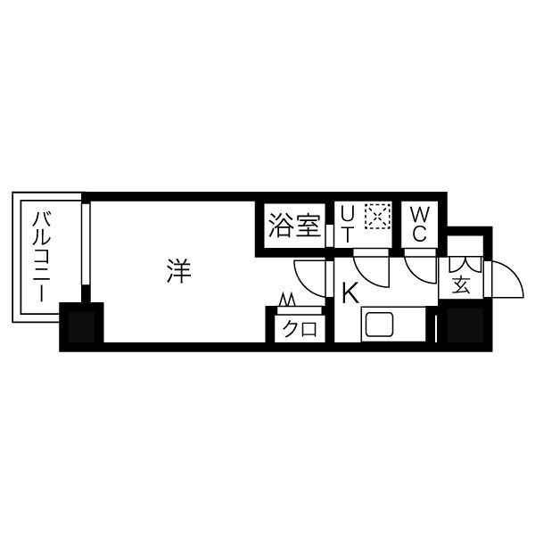 ワールドアイ都島駅前の間取り