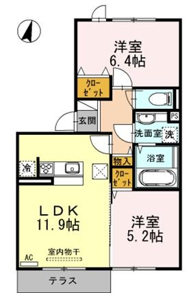 ファミーユコートの間取り