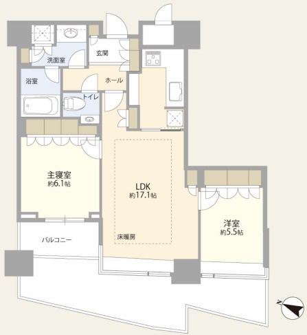 Park Court Akasaka The Towerの間取り
