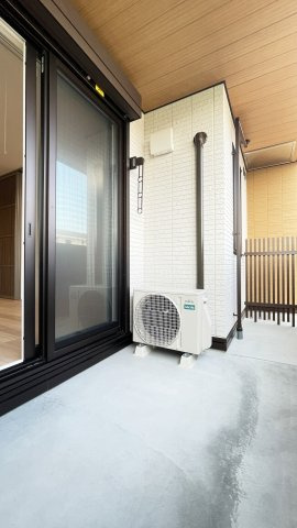 エグレットテラスⅡのバルコニー