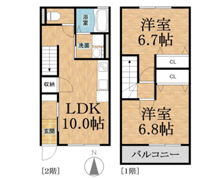 【間取り】 | カルムメゾン