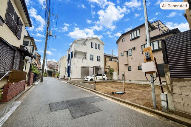 【仲介手数料無料】ふじみ野市丸山1期の前面道路含む現地写真|駅徒歩7分の好立地ながら閑静な住宅地です！