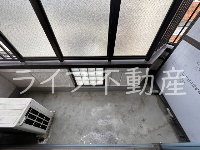 リバーハウスのバルコニー