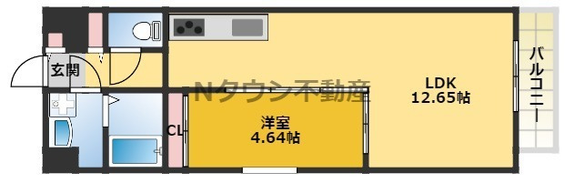 【間取り】 | GRANDUKE松原cuore | 間取りです。