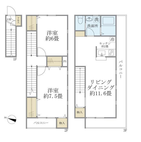 セレ渋谷本町の間取り