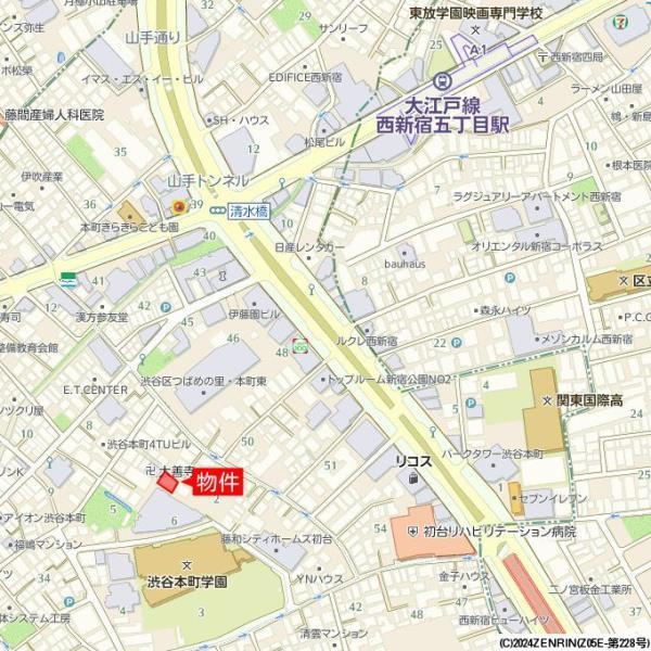 セレ渋谷本町の地図