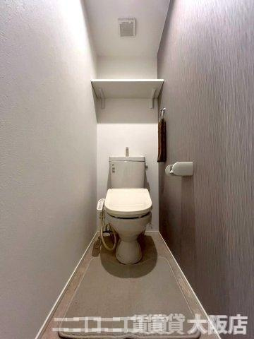 大阪市旭区大宮４丁目のアパートのトイレ|CG画像です。家具家電付きではありません