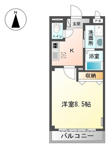 フルールにしの台の間取り
