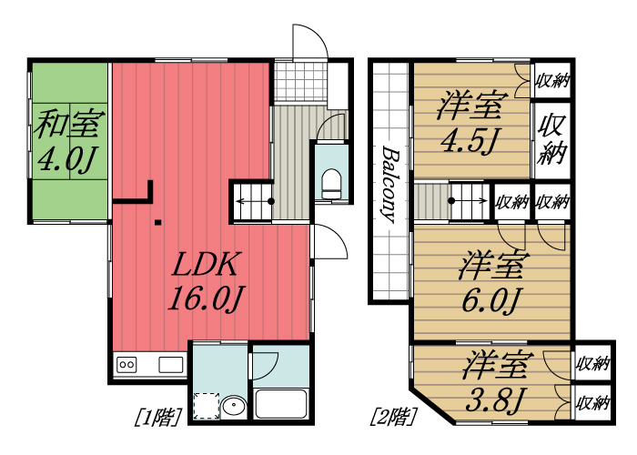 【間取り】 | 八千代市勝田台南戸建