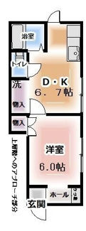 【間取り】 | さかき荘 | 間取りです。