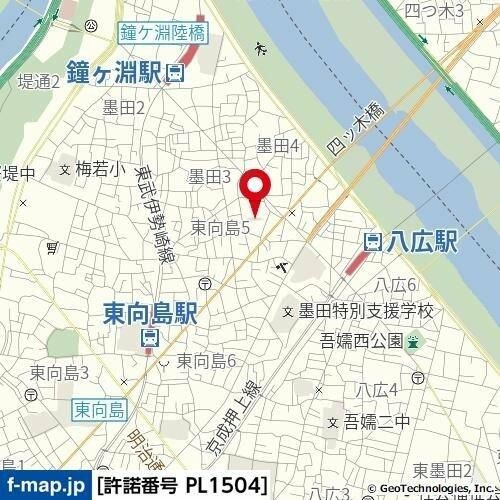 GENOVIA東向島Ⅲskygardenのその他|周辺地図
