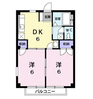 【間取り】 | プラムハイツＡ