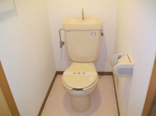 シンプルで掃除のしやすいトイレです！
