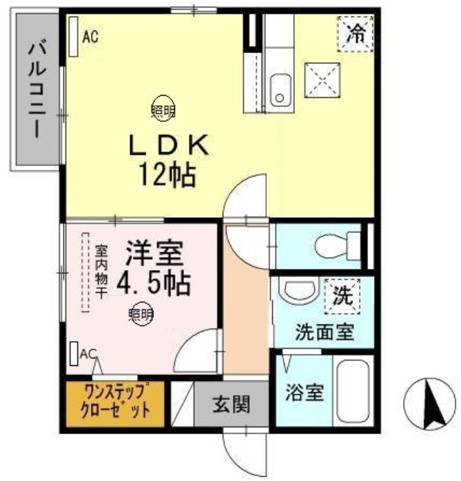 シャルマンコート豊中の間取り