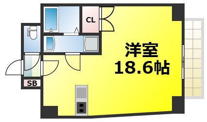 【間取り】 | グランエクラ今宮戎 仲介手数料無料