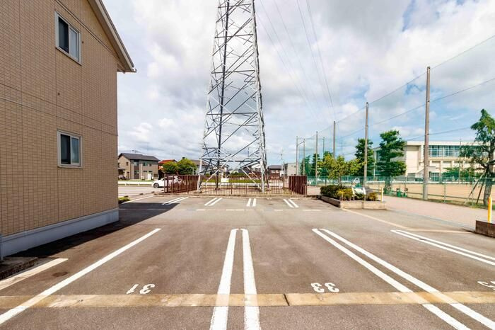 にゅうまごびれっじの駐車場