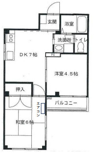 【間取り】 | クレールK