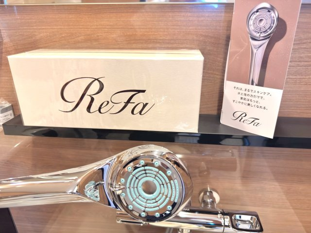 アメニクス川口の設備|Refaのシャワーヘッド付き
ウルトラファインバブルで肌に優しいReFa（リファ）製シャワーヘッドを採用。