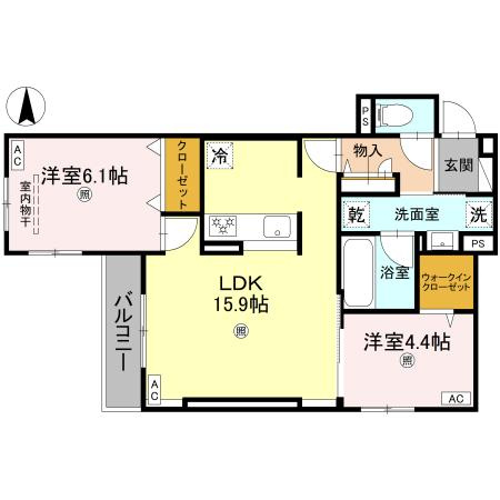 Clashist加美東の間取り