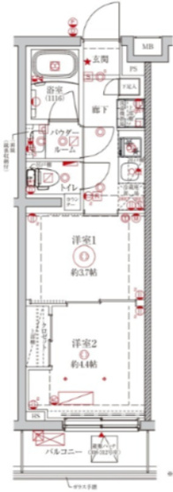 【間取り】 | クレイシアIDZ中野野方 | 外観