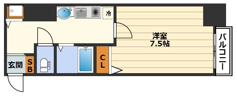 エスライズ桜ノ宮の間取り