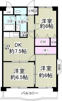 ブライトステージ南柏の間取り