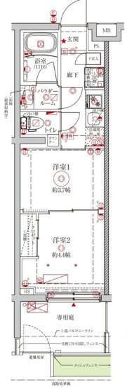 【間取り】 | クレイシアIDZ中野野方 | 外観