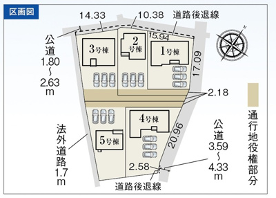 【区画図】 | 湖西市新居町新居 18期 新築建売 4号棟 | 4号棟の区画図です