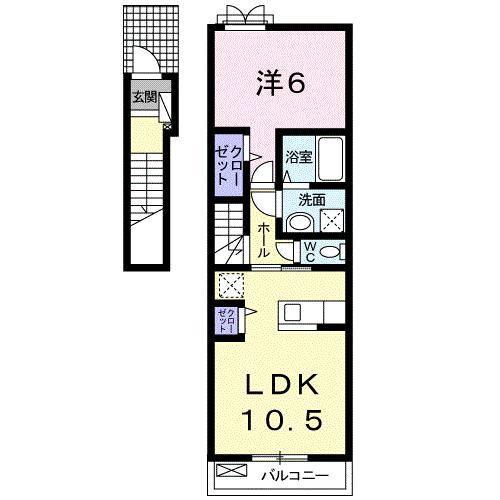 【間取り】 | ヌーベル荏隈