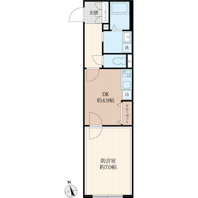 ＶＯＲＴ高井戸西ｒｅｓｉｄｅｎｃｅの間取り