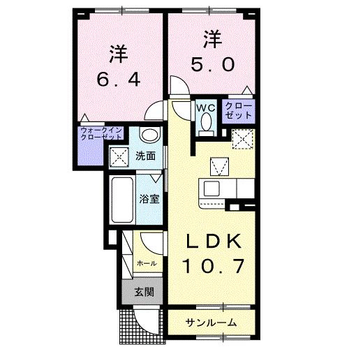 【間取り】 | トゥルース　Ｂ