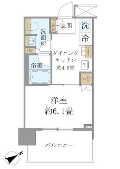 【間取り】 | Ｂｒｉｌｌｉａ　Ｔｏｗｅｒ　浜離宮