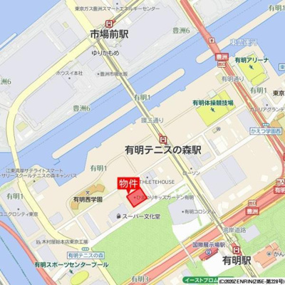 【地図】 | Ｂｒｉｌｌｉａ　Ｍａｒｅ　有明　ＴＯＷＥＲ＆ＧＡＲＤＥＮ
