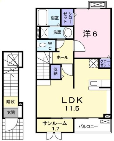 オービットＢの間取り