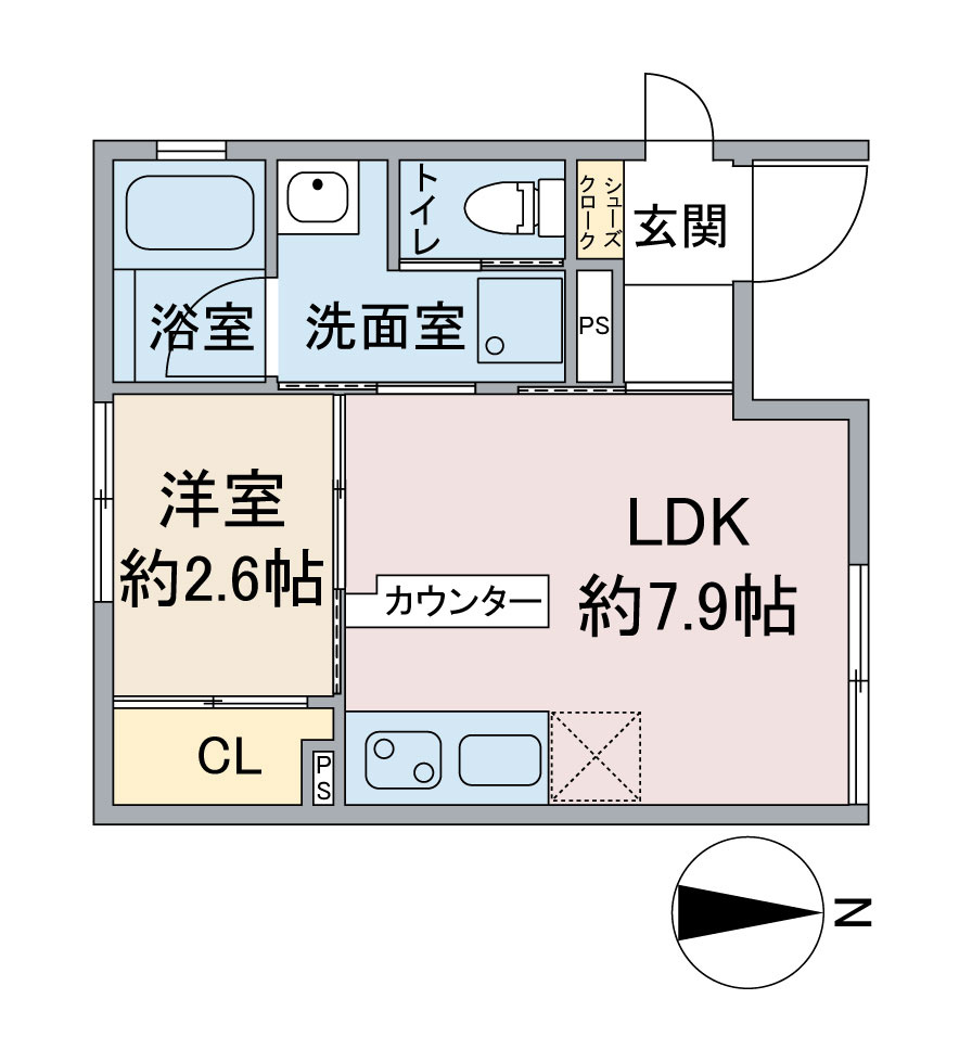 Ｃｅｌｅｎｅｓｔ浄心の間取り