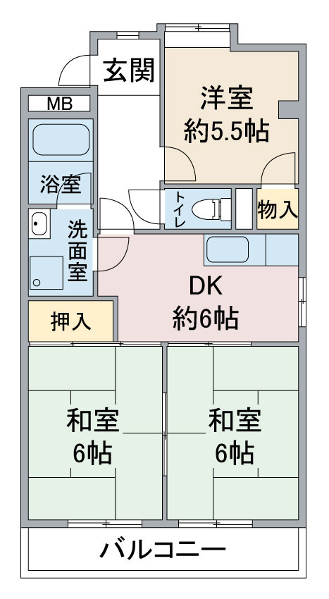 サクセス米本の間取り