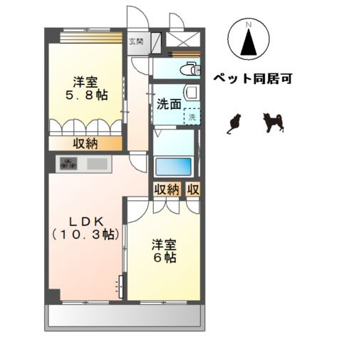 グランディアⅡの間取り