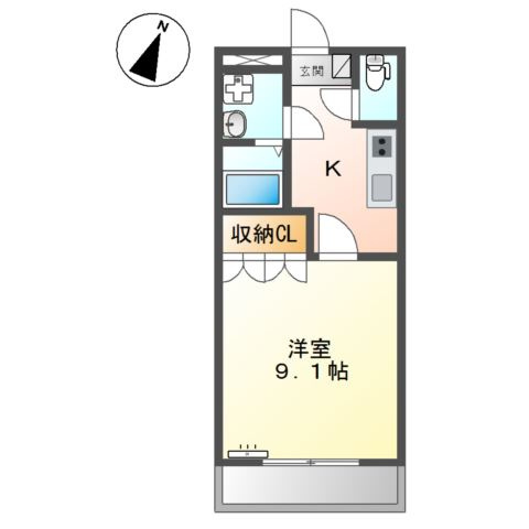 サンフィットⅡの間取り