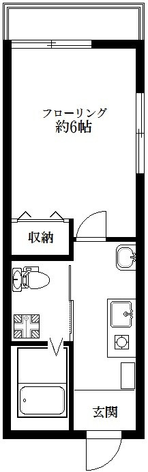 中野区本町３丁目のアパートの間取り