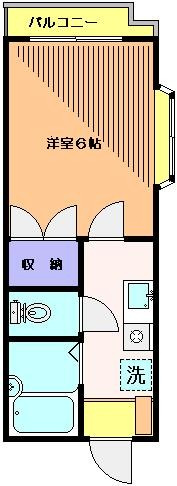 ドミトリ駒沢の間取り