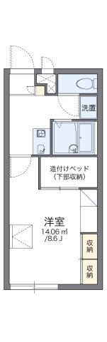 レオパレスルミエールの間取り