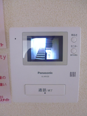 来訪者が確認出来るＴＶモニターホン