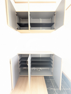 収納量豊富なシューズBOX