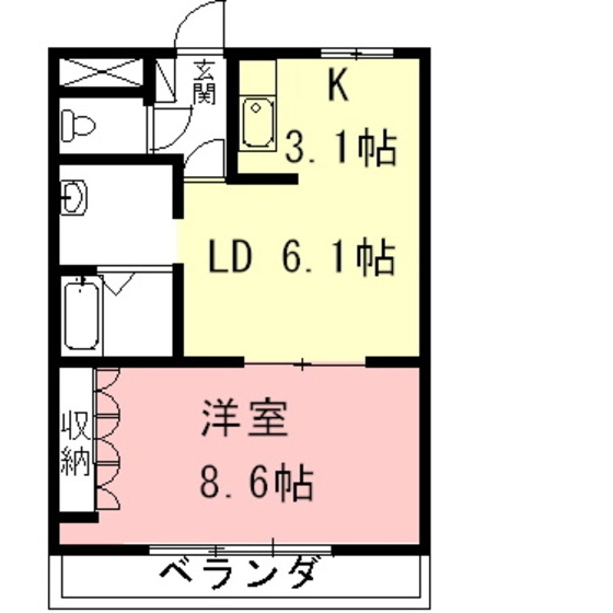 プリマメゾンの間取り