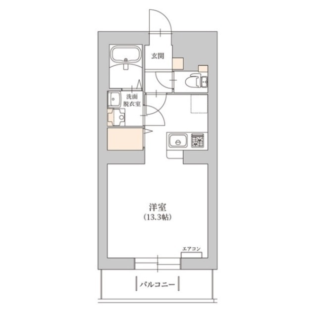 アラモファミリア杉崎町の間取り