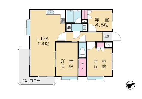 【間取り】 | リバーサイドメゾン