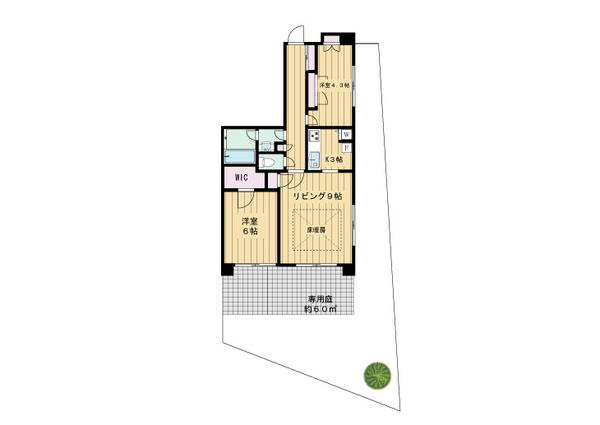 二子玉川園パークホームズの間取り